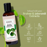 Richfeel Brahmi Jaborandi Hair Oil | Controls Hair Fall | Promotes Hair Growth | Trichologist Developed Formula | For Men & Women | No Mineral Oils or Silicones | 80 ML – Pack of 2