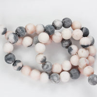 8mm Jasper Beads Natural Gemstone Beads for Making Jewelry Energy Healing Crystals Jewelry Chakra Crystal Jewerly Beading Supplies Matte Pink Zebra 8mm 15.5inch About 46-48 Beads Matte Pink Zebra Jasper