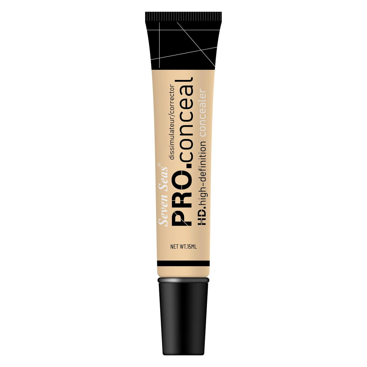 Seven Seas HD Pro Matte Liquid Concealer | Dissimilateur/Corrector | Ultra Blend-able Liquid Concealer | Water Resistant | High Coverage | Nude-15ml
