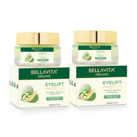 Bella Vita Organic EyeLift Hydrating Natural Under Eye Cream Gel for Dark Circles, Puffy Eyes, Wrinkles & Removal of Fine Lines for Women & Men, 20 gm (Pack of 2)