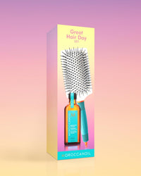 Moroccanoil Summer Great Hair Day Set (Treatment 100 ml + Ceramic Brush Large Paddle)
