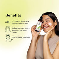 Richfeel Moisturizer Enriched With Aloe Leaf Juice | Lightweight Moisturiser | For Hydrated & Glowing Skin | Non-Sticky, Spreads Easily & Instantly Absorbs | For All Skin Types | 100 ml