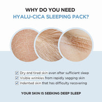 SKIN1004 Madagascar Centella Hyalu-Cica Cream Sleeping Pack | Made With Pure Centella | Suitable For All Skin Types | 100Ml