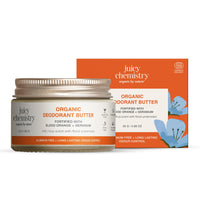 Juicy Chemistry Blood Orange & Geranium Organic Deodorant Jar, 25 g | Deo for Women & Men | Brightening Deodorant Jar & Body Perfume | Reduces Pigmentation | Long Lasting Citrus Fragrance | Safe for Sensitive Skin