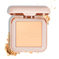 Shryoan All Day Matte 2 In 1 Oil Control Compact Face Powder| Infused with SPF 15 PA++, Hides Imperfections, Blends Effectively, Matte Finish With Soft & Silky texture and Pressed Powder for All Skin Types (25g) (SH03)