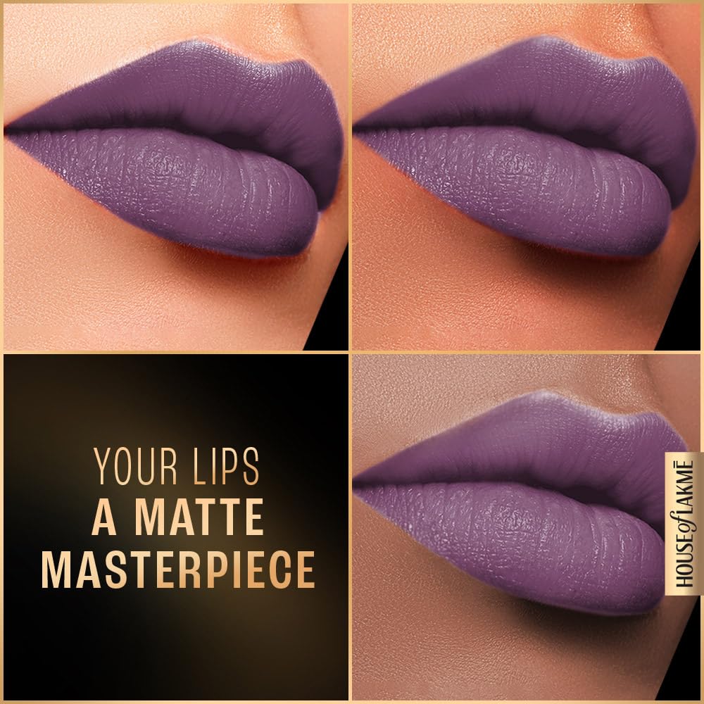 Lakmé Forever Matte Liquid Lipstick - 40 Rich Mahogany, 5.6 Ml