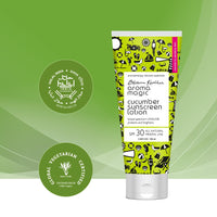 Aroma Magic Cucumber Sunscreen Lotion With Broad Spectrum Protection UVA/UVB |SPF 30 |For Normal To Sensitive Skin | 50ml