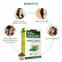 INDUS VALLEY Bio Organic Natural and Pure Indigo Powder | Indigofera tinctoria, Herbal Henna Powder with Hibiscus Powder for Hair Care - (100g*3= 300g)