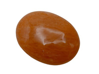 Red Aventurine Palm Stone - Hot Massage Worry Stone for Natural Body Chakra Balancing, Reiki Healing and Crystal Grid Red Aventurine