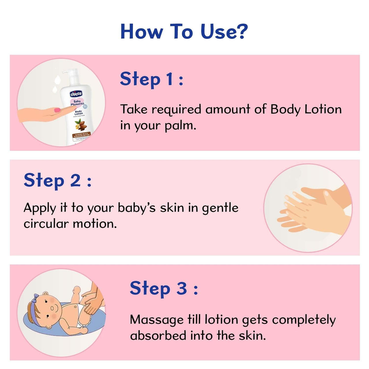 Chicco Baby Moments Body Lotion for Babies, 500ml | Almond Milk & Murumuru Butter | Quick Absorb Formula with Natural Ingredients for Ultra Soft Skin | Dermatologically Tested | Parabens & Phenoxyethanol Free