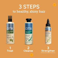 CITTA Hair Growth Serum | Boosts Hair Growth, Activates Follicles & Prevents Thinning | Biotin, Rosemary & Fenugreek Oil | Nourishes Scalp & Increases Hair Vitality | For All Hair Types | 50ml