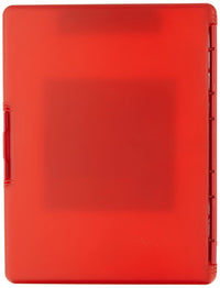 Dexas 3517-J101 Slimcase 2 Storage Clipboard with Side Opening12.5 x 9.5 in Strawberry. Organize in Style for Home, School, Work or Trades! Ideal for Teachers, Nurses, Students, Homeschooling Strawberry Red
