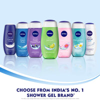 NIVEA Fresh Pure 125 ml Body Wash| Shower Gel with Sea Minerals and Care Oil | Pure Glycerin for Instant Soft & Summer Fresh Skin|Microplastic Free |Clean, Healthy & Moisturized Skin