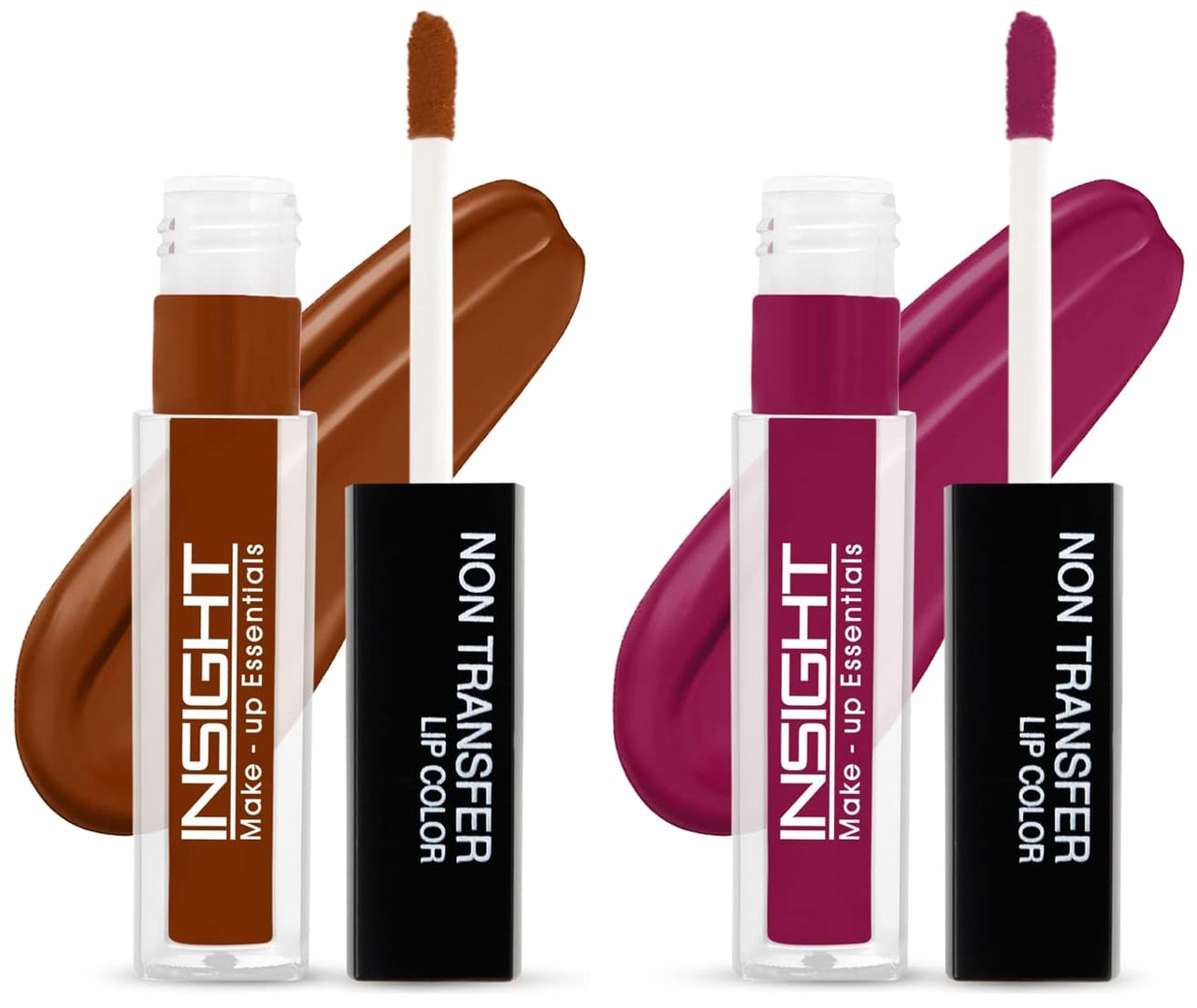 INSIGHT Non Transfer Matte Lip Color, 4Ml (01 Joyfull) & Matte Lip Color, 4Ml (17 Vintage)