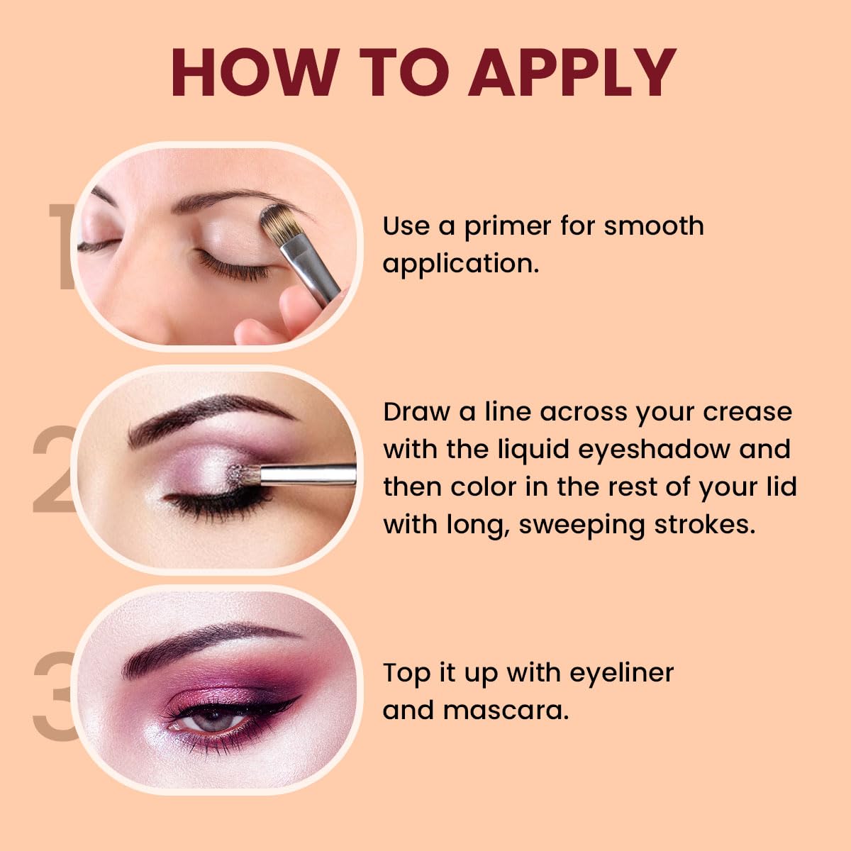Shryoan Diamond Dew Matte Liquid Eyeshadow | Highly Pigmented Eyeshadow With Radiant Shimmer Finish | Non-Transfer, Instant Dry, Long Wearing Eyeshadow (5ml) (Shade-03)