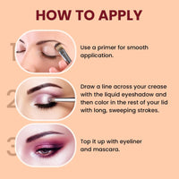 Shryoan Diamond Dew Matte Liquid Eyeshadow | Highly Pigmented Eyeshadow With Radiant Shimmer Finish | Non-Transfer, Instant Dry, Long Wearing Eyeshadow (5ml) (Shade-03)