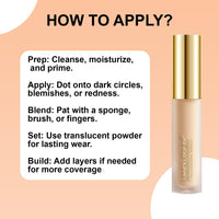 Lakyou Beauty High Coverage Liquid Concealers | Lightweight | Full Coverage | Smooth Finish | Long Lasting | Shade-04(Natural Nude) | 5.5ml