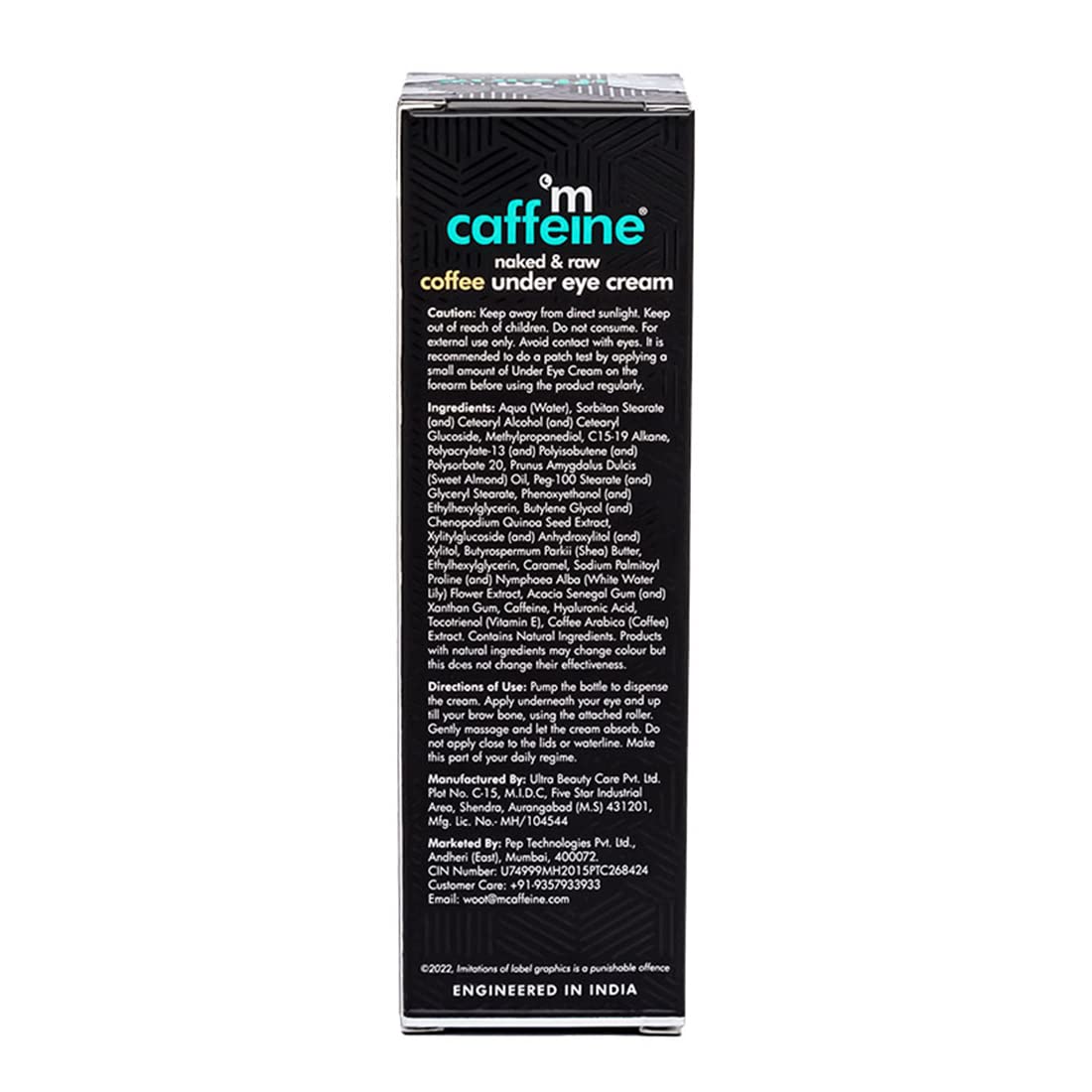 mcaffeine Dark Circle Reduction Combo With Coffee Under Eye Cream & Hydrogel Under Eye Patches Women And Men|Mcaffeine Products|Reduces Puffiness, Fine Lines, Wrinkles & Hydrates|For All Skin Types
