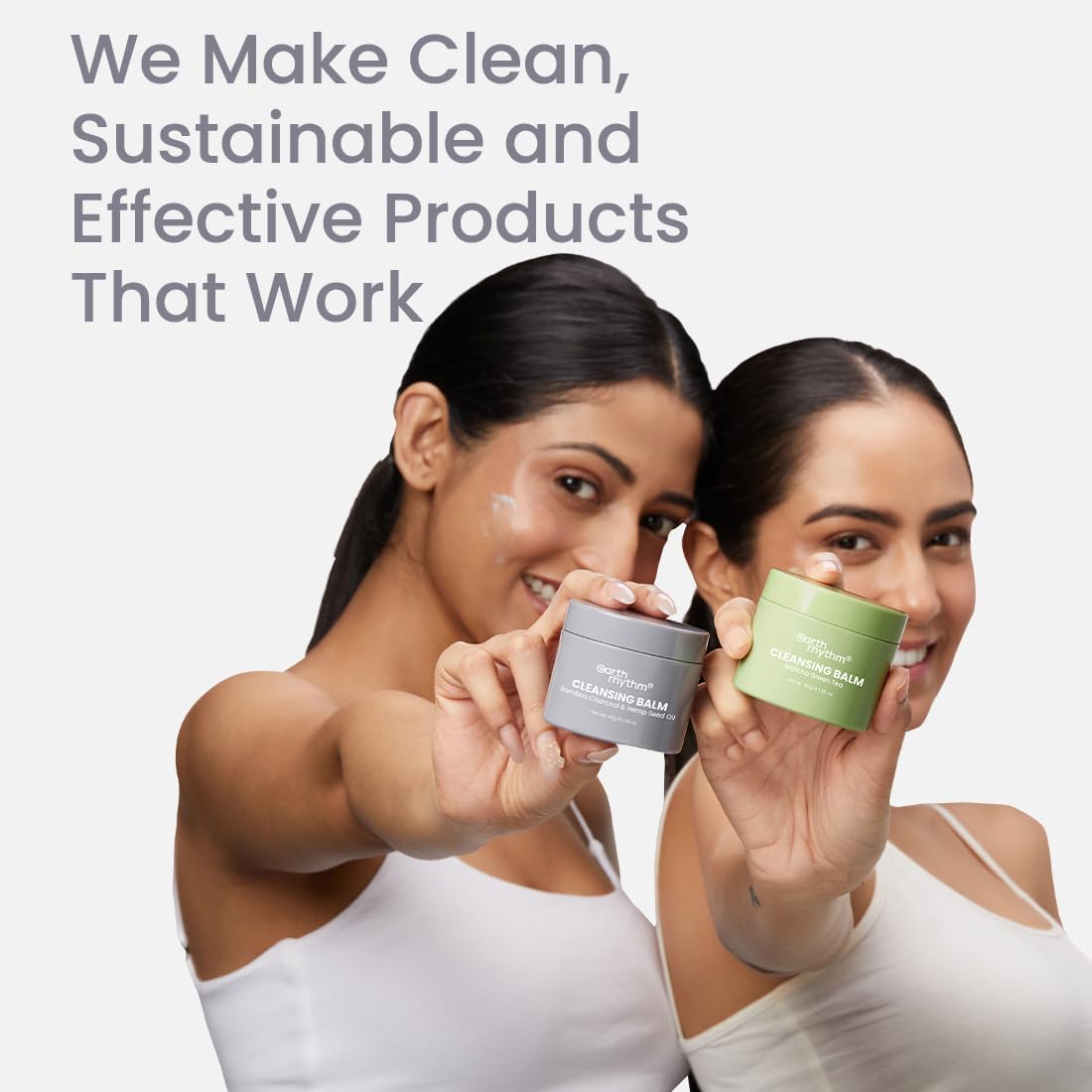 Earth Rhythm Deep Pore Charcoal Cleansing Balm | Cleanse Makeup, Removes Excess Oil & Dirt, Detoxifies & Clear Pores | For All Skin Type | Men & Women – 40g