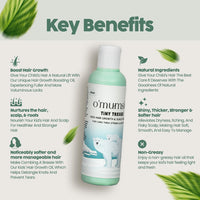 o'mumsie Baby & Kids Hair Oil | Organic Formulation For Growth & Scalp Care | With Rosemary, Amla, Walnut, Bhringraj | 100 ml