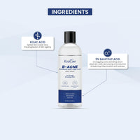 Kozicare Soap B-Acne Body Wash Gel | Kojic Acid Body Wash | Acne Shower Gel for Men & Women | Reduces Dark Spots, Cleanses Skin & Exfoliates Acne | Salicylic Acid Body Wash - 300 Ml (Pack of 5)