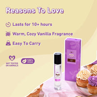 Plum Bodylovin' Perfume & Women's Deodorant Roll On Duo|Long Lasting Warm Vanilla Fragrance|Travel-Friendly Perfume|Controls Odor&Fades Underarm Darkness | Aluminium-Free Deodorant Roll-On, 2 count