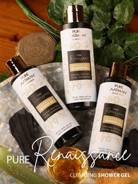 PURE AATMAN Cleansing Shower Gel With Charcoal | Moisturizing, Refreshing,Hydrating | and Body Lotion with Aloe vera Shea butter Vitamin E | dry skin