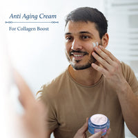 Blue Nectar Anti Aging Saffron Sandalwood Cream Men and Turmeric Face Ubtan