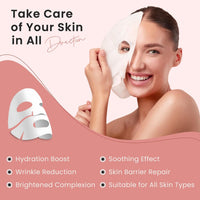 Bio Collagen Face Mask Overnight, Bio Collagen Face Mask, Bio Collagen Mask, Hydrating Overnight Hydrogel Mask, Pore Minimizing, Elasticity (1 count (pack of 1), Unscented)