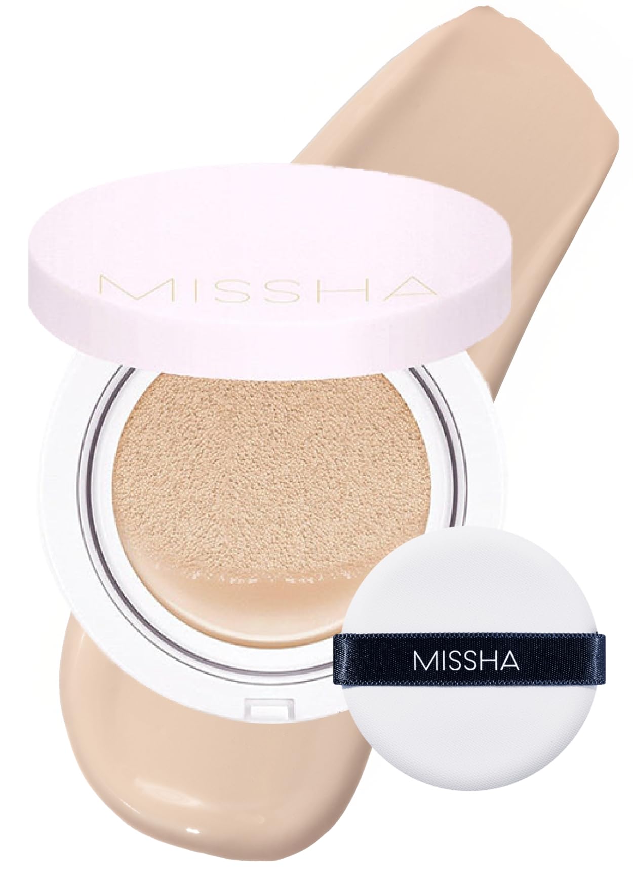 MISSHA Magic Cushion Cover Light I Mousse Foundation I SHADE NO. 21 I 15g I Long Lating Formula I Hydrating Skin I Matte Finish I Natural Glow I All SKin types