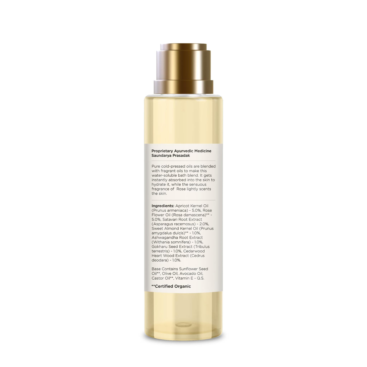 Forest Essentials After Bath Oil Indian Rose Absolute | Ayurvedic Moisturizing & Nourishing Shower Oil For Body | Purifying, Scented Bath Oil For Women & Men | 130 ml