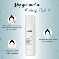 Glam21 Make-up Fixer Spray - Keeps Makeup Intact with a Sparkly Texture | Lightweight & Long-lasting with Hyaluronic Acid & SPF 30 | Flawless Look | Dermatologically Tested