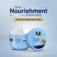 Parachute Advansed Pre-Wash Nourishing Hair Mask For Scalp&Hair|Total Hair Health 10X Stronger Hair&Smoother Hair With Coconut Milk Protein,Avocado&Macadamia Nut|All Hair Types,250Ml,1 Count,Blue