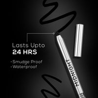 RENEE Midnight Kohl Pencil - Smudgeproof And Waterproof Kajal - 1.5Gm And Renne Very Matte - Pack Of 4 Matte Lipsticks | Intense Color Pay Off, Multicolor