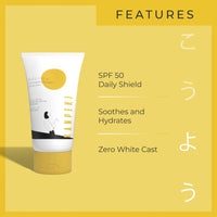 Kanpeki Kouyou Sun Protection Emulsion SPF 50 with Tint for Uneven Skin Tone| Lightweight Broad Spectrum PA ++ with No White Cast | Suitable for All Skin Type, 60g