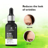 Khadi Organique Tea Tree Face Serum with Tea Tree 1% + Salicylic Acid 2% For Acne & Blemishes Skin, 30ML