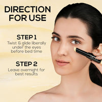 RENEE Retinol Eye Stick, Targets Wrinkles & Dark Circles, Revitalizes, Nourishes & Smooths Under-Eye Area, Infused with Retinol, Hyaluronic Acid, and Vitamin E, Travel Friendly, for All Skin Type, 2.9gm