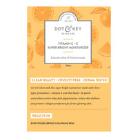 Dot & Key Vitamin C + E Sorbet Super Bright Moisturizer for Face | Vitamin C Face Cream For Glowing Skin | Reduces Skin Dullness | Oil Free & Lightweight | For All Skin Types | 25ml