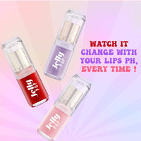 Glam 21 Jelly Pop Fruity Gel Lipstick| Moisturising | Glossy Finish | Gives A Natural Colour | Lightweight | Cranberry Pink, Strawberry Red & Blueberry Purple - Pack Of 3