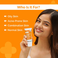 The Derma Co 1% Hyaluronic Sunscreen Aqua Gel SPF 50 PA++++ I For Oily, Dry, Acne-prone Skin | Ultra Lightweight Texture I Non-Greasy I No White Cast | Broad Spectrum Protection & Blue Light Protection | For Men & Women | 30 g