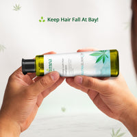 Hampa Hemp Lush Hair Shampoo 200ml, Sulphate and Paraben Free, Deeply Nourished Scalp and Hair, Hairfall Control, Hair Growth, 100% Natural, Herbal Ingredients, All Hair Types