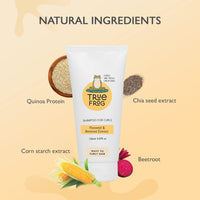 TRue FRoG Shampoo For Curly, Wavy, Dry and Frizzy Hair With Flaxseed and Beetroot Extract For Cleansing, Moisturizes And Adds Shine To Hair For Women & Men, Sulphate and Paraben Free - 150 ml