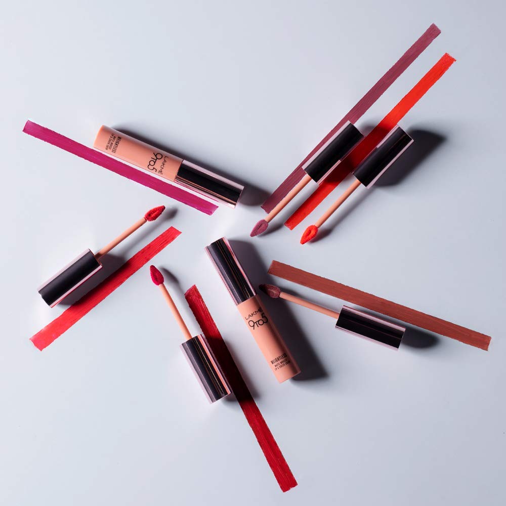 Lakmé 9 To 5 Weightless Mousse Lip & Cheek Color | Set Of 2 Shades Of 2 In 1 Lipstick+Blush Combo With A Matte Finish, Crimson Silk, 9 G & Rose Touch, 9 G