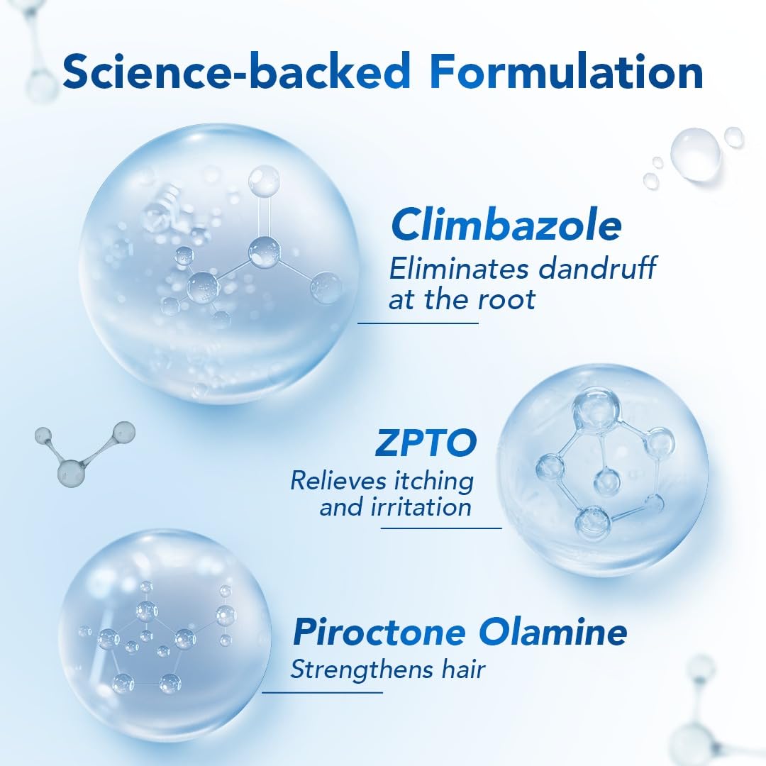 Scalpe Pro Daily Anti-Dandruff Shampoo | Removes Dandruff From Source | Helps With Itching, Irritation & Redness Accompanying Dandruff | Climbazole & Zpto Formulation | For Women & Men | 100Ml