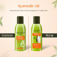 Trichup Ayurvedic Hair Fall Control Oil | No Mineral & Paraben- Pack of 3 x 100ml