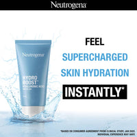 Neutrogena Hydro Boost Hyaluronic Acid Face Moisturizer 15ml | 24 hours long lasting Hydration | Oil free non sticky light water gel fast absorbing| Daily use | All Skin Types | For Men & Women 15g