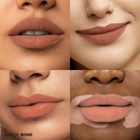 Fae Beauty Lip Whip 12Hr Comfortable Matte Liquid Lipstick (10ml) | Long Wear | Non Drying | Soft Mousse Smudgeproof Formula | Vegan | With Moisture Lock Technology | Enriched with Vitamin E and Cherry Coffee - Bone