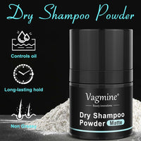 VAGMINE Dry Shampoo Powder - 13g | Natural Oil-Absorbing Formula for Instant Hair Refresh | No Water Needed | Adds Volume & Freshness | Ideal for All Hair Types | Travel-Friendly & Easy to Use