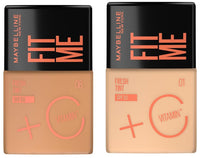 Maybelline New York Liquid Foundation Shade: 08, 30 ML & New York Liquid Natural Finish Natural Coverage All Skin type Foundation Shade: 01, 30 ML