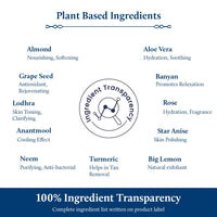 Blue Nectar Gel Face Scrub With Plant Based Vitamin E | Walnut Scrub for Face for Gentle Exfoliation & Skin Brightening | Detan Scrub for Tan Removal | Exfoliating Scrub for Women & Men (10 Herbs, 50g)